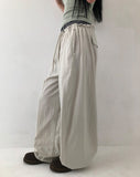 Luce Check Wide Banding Pants