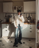 Loner Washed Bootcut Denim Pants