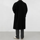 Quad wool balmacan coat