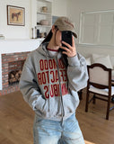 Ender Patch Crop Hood Zip-Up