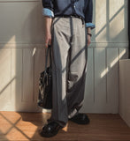 Nade deep pintuck slacks
