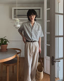 Marid Linen Two-Tuck Slacks