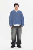 DAMAGE V NECK KNIT