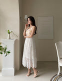 Raffin Flower Lace Sleeveless One Piece