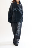 Archive dyeing crack sweat pants