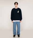 Socks Drawing Smile Logo Sweatshirt