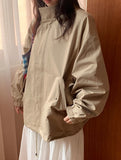 Ravals Collar Over Bomber Jacket
