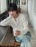 Rocky Hook Henley Neck Long Sleeve T-Shirt