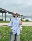 [unisex] Ayont Summer Over Short Sleeve Shirt