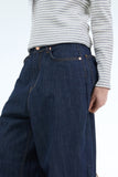 Wharton Non-Fade Adjust Wide Jeans