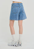 [U-DENIM] Summer A-line Half Denim Pants