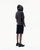 Layered Mesh Nylon Midi Skirt