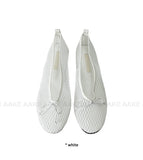 RIBBON MESH FLAT SHOES