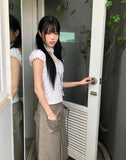 Q's Flower Sleeveless Blouse