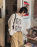 Vintage Graphic Waffle Round Long Sleeve