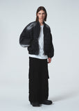 LAYER POCKET DENIM BOMBER
