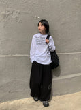 [Unisex] Bits Lettering Over Long Sleeve Tee