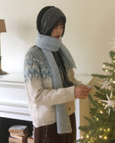 Roping Cotton Candy Nordic Knit Cardigan