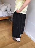 [unisex] Ninin Pocket Bermuda Banding Pants