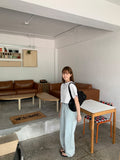 Hueburn Hidden Banding Wide Denim Pants