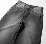 Mist Balloon Wide Denim Pants