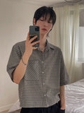 Fury Seersucker Crop Short Sleeve Shirt
