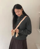 Colden High Neck Wool Knit Hoodie