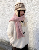 Pimo cable knit muffler