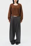 Mine Pintuck Wide Trousers