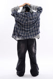 Elvin over check shirt