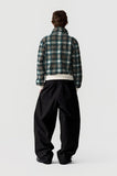 ASFOD check zip-up jacket
