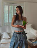 [U-BASIC] 2TYPE Soft Tube Top Sleeveless (With Cup)