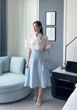 Lepia flared long skirt
