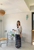 Kimin Shirring Strap Round Puff Blouse