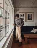Hender semi wide slacks
