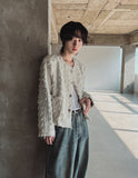 French tweed cropped jacket