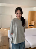 [unisex] Mepan Stripe Layered Long Sleeve Tee