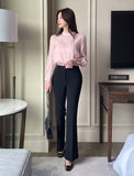 Noen Tencel Chiffon Tie Blouse