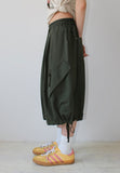 DIAGONAL POCKET BERMUDA PANTS