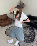 Aken Vintage Star Ringer Tee