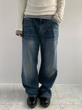 Soyan denim wide pants
