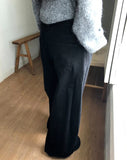 Mea Back Cut Wide Long Pants