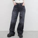 (Unisex) Tween Washing Denim Pants