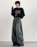 Dribble Vintage Balloon Denim Pants