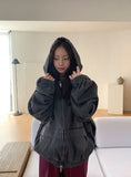 [unisex] Epfen Over Denim Hood Jumper