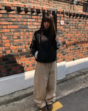 Serum High-Neck Button Field Jacket
