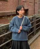 [BAONHAUS] Ryukin Color Mix Wool Round Knit