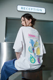 Sketch Fruits Short Sleeve T-Shirt