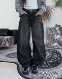 Lati Washing Dart Denim Pants