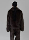 Mockle Fur Collar Jacket